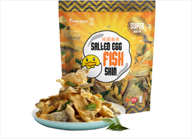 50% off Salted Egg Fish Skin (70g) at $3.40 (U.P $6.80)