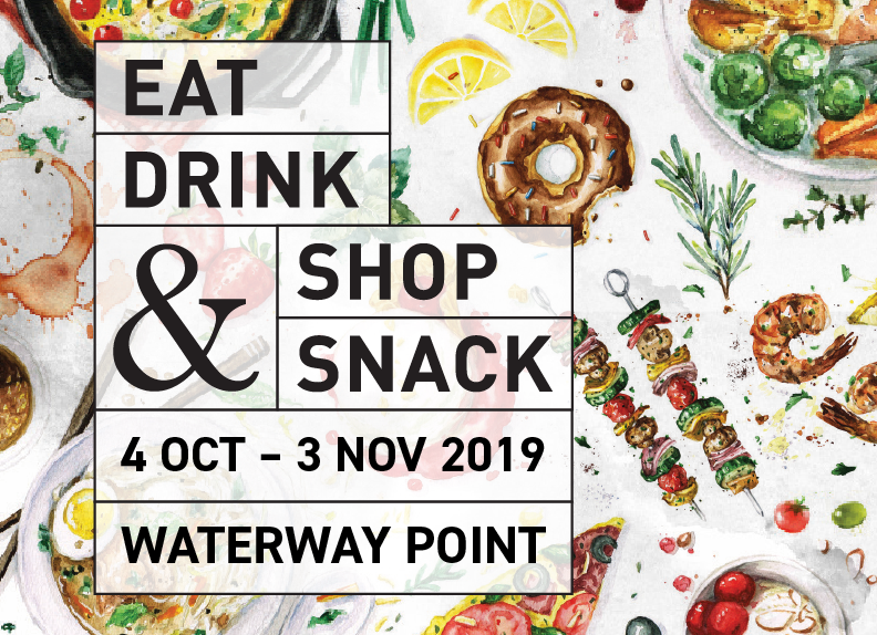 Eat, Drink, Shop & Snack at Waterway Point 