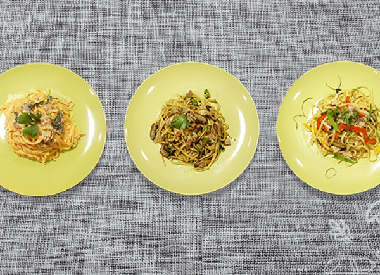 One Pasta, Three Easy and Healthy Ways