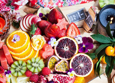 A Delicious & Healthy Fruit Platter For A Special CNY Feast
