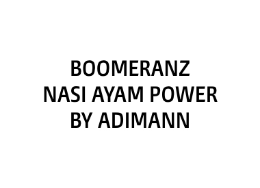Boomeranz Nasi Ayam Power by Adimann